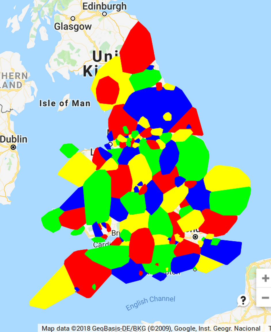 coverage map